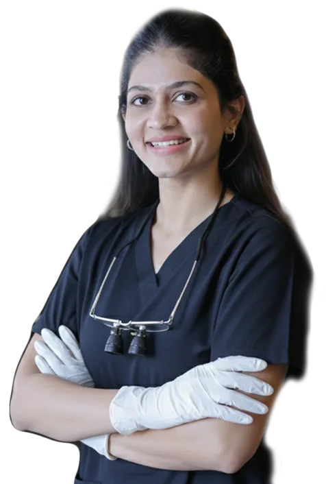 Portrait of Dr. Priyanka Kathiriya, a certified Ultimate Smile Designer and expert cosmetic dentist in Surat